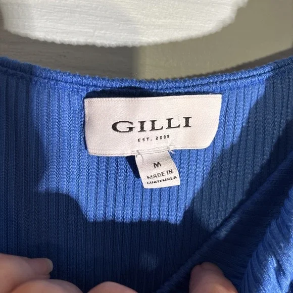 Gilli One Piece Cropped Wide Leg Jumper Sz Medium. Royal Blue - Picture 5 of 10